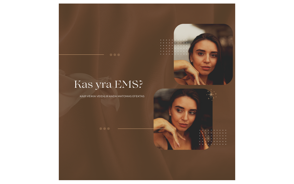 Kas yra EMS? Kaip veikia veidą ir kada matomas efektas